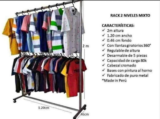 CABALLETE DE DOS NIVELES