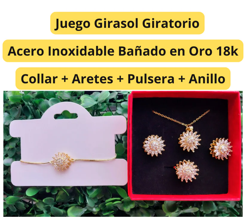JUEGO DE GIRASOL GIRATORIO