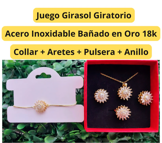 JUEGO DE GIRASOL GIRATORIO